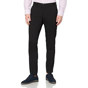 JACK & JONES Herenbroek, super slim fit pak, zwart, 50