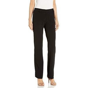 Rafaella Women's Soft Stretch Crepe Modern Fit Pant, black, 6