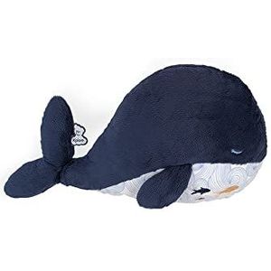 Kaloo - Petit Calme - Kalmerend babypluche dier - Blauwe walvis 32 cm - Warmwaterkruik effect warm of koud - Zeer zacht materiaal - Afneembare hoes - Vanaf de geboorte, K970700