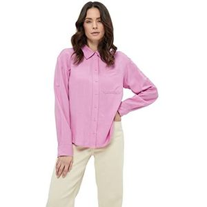 Peppercorn Marniella shirt met lange mouwen, Fuchsia Roze, M, Fuchsia Roze, M