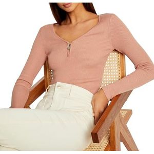 Morgan Sweatshirt voor dames, Huid, M