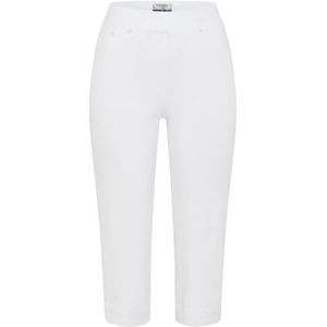 Raphaela by Brax - Pamina - Capri Broek - Wit - Lichte Denim