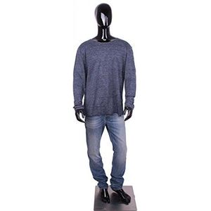 Tommy Jeans heren Basic Linen cn sweater l/s 24 lange mouwen pullover
