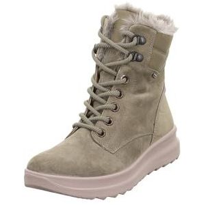 Legero - Veterlaarsjes - Lichtgroen - Suède - Met Plateau