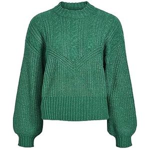 Object OBJNOVA Stella Cable Knit Pullover NOOS, Lush Meadow/Detail:melange, XS
