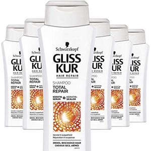 Schwarzkopf Gliss Kur Total Repair Shampoo 250ml , 6 stuks