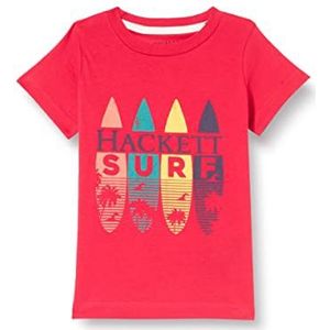 Hackett London Boy's Hackett Surf T-shirt, Fuchsia, 2 jaar