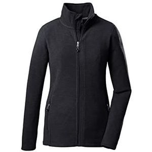 killtec Women's fleece jack WMN FLC JCKT 8, black melange, 44, 39053-000