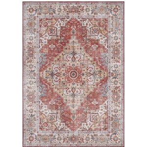 Nouristan Oriëntaalse vintage tapijt Sylla baksteenrood, 160x230 cm