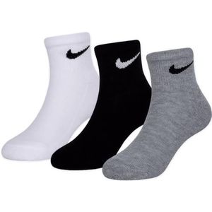 Nike - Kids Ankle 3 Pack - Sokken - Wit