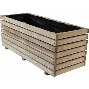 Siena Garden Plantenbak Ella 100 hout, 100 x 40 x 40 cm