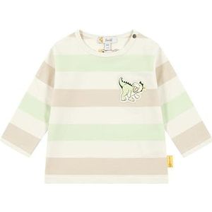 Steiff Baby jongens shirt met lange mouwen gestreept T-shirt lange mouwen, Eggnoga, 62 cm