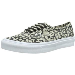 Vans Authentieke slanke uniseks low-top sneakers voor volwassenen, Zwart Noir Luipaard Zwart, 42 EU