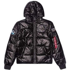ALPHA INDUSTRIES Hooded Puffer Nasa Wmn Damesjas, blue, S