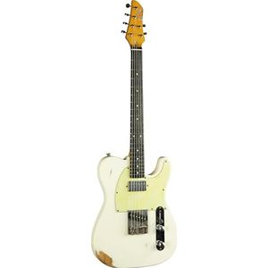EKO Guitars - Tero Relic Olympic White elektrische gitaar met Relic Finish, serie ""Original Relic"", corpus van pawlonia, hals van esdoorn, toets met 22 frets van hars, Eko WPC, kleur Olympisch wit