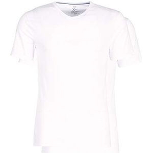 Dim T-shirt voor heren, V-hals, X-Temp, thermoregulering, actief, 2 stuks, Wit, S