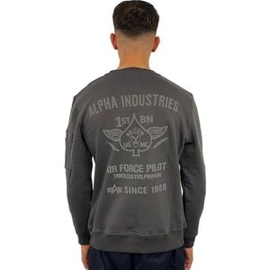 Alpha Industries Air Force Sweatshirt voor heren Vintage Grey