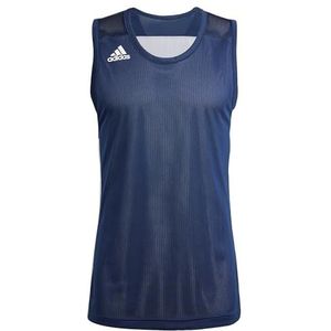 adidas Heren 3G Speed Reversible Jersey, Collegiate Navy/White, XL Tall