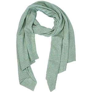 ONLY Dames Onlanelise Life Knit Rib Scarf Cc sjaal (100 stuks), Silt Green/Detail:Melangege, One Size