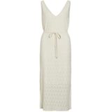 Vila Dames Viamalina V-hals S/L Midi Dress/Pb, berk, L