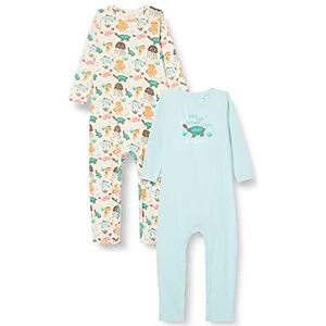 NAME IT NMNOCEAN 2P Nightsuit slaappak, whitecap grijs, 104