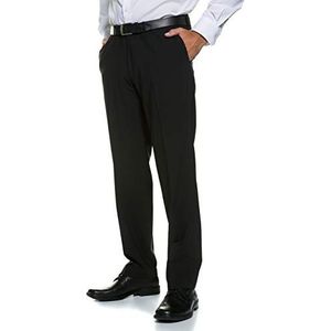 JP 1880 Heren grote maten grote maten Menswear L-8XL broek, business, FLEXNAMIC®, bouwpakket Zeus, tot maat 72/36 705533, zwart, 38W x 32L