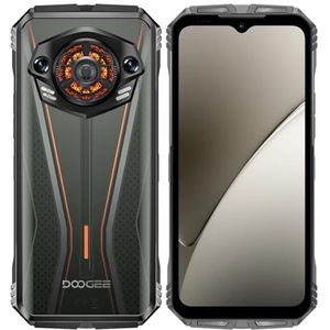 DOOGEE S Punk Pro Téléphone Incassable Android 14, Batterie 10800mAh Téléphone Portable Incassable 32Go+512Go/2To TF, 6.6’’ FHD+, 50MP+16MP, 4G Dual SIM, NFC/Face ID/GPS/IP68/IP69K