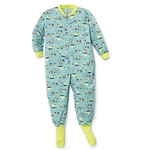 CALIDA Unisex Toddlers Worker Jumpsuit baby- en peuterpyjama, aquatic blue, 68