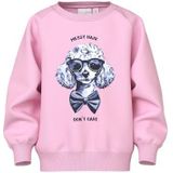 Sweatshirt - Regular Fit - Geborstelde Sweatstof - Lange Mouwen