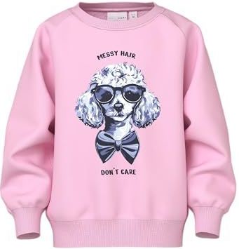 Sweatshirt - Regular Fit - Geborstelde Sweatstof - Lange Mouwen