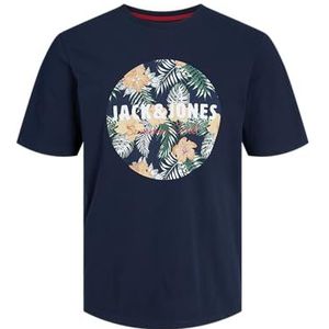 JACK&JONES JUNIOR JJCHILL Shape Tee SS Crew Neck JNR, navy blazer, 116 cm