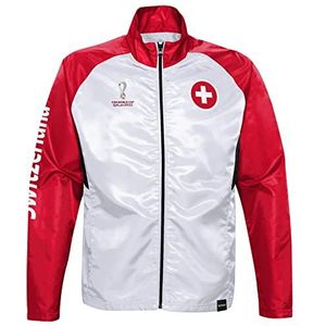 FIFA Officiële Fifa World Cup 2022 Trainingsjas voor heren - Zwitserland Track Jacket (pak van 1)