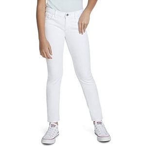 Levi'S Kids 710 Super Skinny Jeans voor meisjes, 2-8 jaar, Wit, 10 Jaar