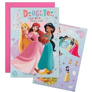 Hallmark Verjaardagskaart voor Dochter - Disney Prinsessen Ontwerp met Activiteit