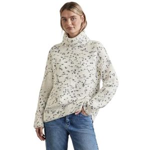 STREET ONE EOS_White and Black Easy Sweater, off-white, 44