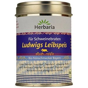 Herbaria""Ludwigs LeibSpeis"" kruidenmengsel voor braden van varkensvlees, per stuk verpakt (1 x 95 g blik) - Bio