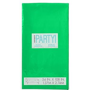 Unique Party 5091 - Emerald Green Plastic Tafelkleed, 9ft x 4ft