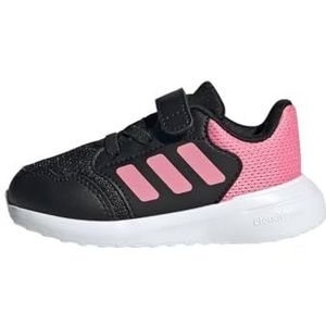 adidas Tensaur Run 3.0 Kinderschoenen, uniseks, voor kinderen, zwart/wit (Core Black Bliss Pink Ftwr White), 24 EU