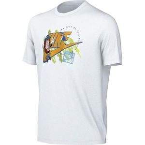 Nike Sportswear T-shirt voor jongens, wit, XS