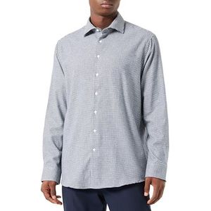 Seidensticker Herenhemd met lange mouwen, regular fit, donkerblauw, 41