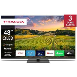 Thomson - 43QG5C14 - QLED TV - Zwart - 4K - Google TV - Dolby Vision en Dolby Atmos