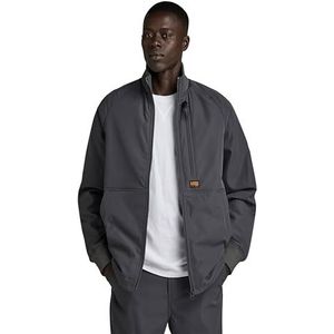 G-STAR Raw - Heren Track Overshirt, Kleur Grijs Asfalt, Maat: X-Small, Grijs (Grijs Asfalt D24294-d517-g277), XS