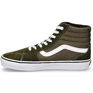 Vans Heren Filmore Hi Sneaker, Suede/Canvas Druivenblad/Wit, 8.5 UK, Suede Canvas Druivenblad Wit, 42.5 EU