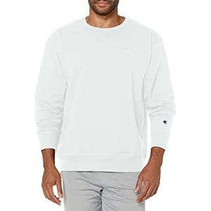 Champion Powerblend Pullover Sweatshirt voor heren, Wit, M