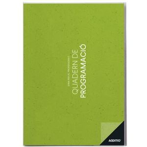 Additio P201 programmeerboek + weekplanning, groen (Catalaans)
