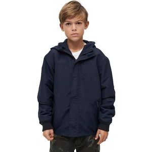 Brandit Unisex kinderen Kids rits windbreaker, marineblauw, normaal