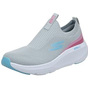 Skechers Dames Go Run Elevate Knit Slip op Sneaker, Grijs Roze, 37 EU