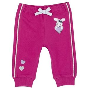 Chicco, Joggingbroek voor pasgeborenen, comfortabel en modieus, met elastische band, van zacht katoen, machinewasbaar, babykleding, 0-24 maanden, ontworpen in Italië, fuchsia (1), 9 Maanden