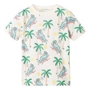 TOM TAILOR T-shirt voor jongens, 35322 - Dino Vakantie Design, 104/110 cm