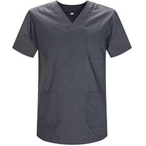 Scrub Top Unisex Scrubs - Medische Uniform V-hals Tuniek Scrub Top 817